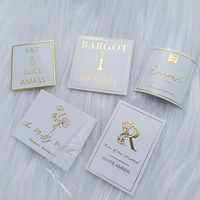 Autocollants Métalliques Personnalisés pour Bouteilles de Parfum, Étiquette Dorée en Métal Embossé, Autocollant de Logo Privé pour Designers de Ma Marque