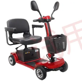 Da viaggio 4 ruote Scooter elettrico per disabili disabili Scooter per la mobilità pieghevole per anziani