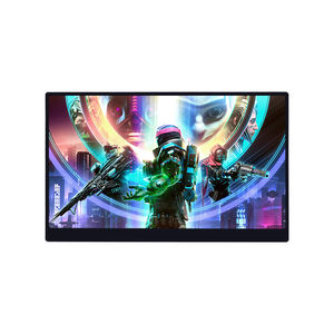 Moniteur Portable IPS de 15.6 pouces Type C Écran secondaire à taux de rafraîchissement élevé pour le jeu Surveillance en temps réel Chat de données de jeu - Product Image 1