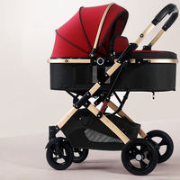 Poussette Légère de Voyage pour Bébé, Pliante, 3 en 1, pour Nouveau-né