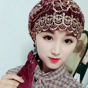 2025 New Fashion Solid Color Chiffon Headscarf Sports Baseball Cap Instant Scarf Shawl Ethnic <b>Hat</b> <b>for</b> Summer Muslim Women - Product Image 5