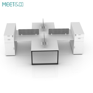 Modern Wholesale Modular Cubicle Office Furniture Modern Desk Partition for Gaming <b>Workstation</b> and Laptop - Product Image 3