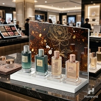 Vitrine de présentation sur pied de haute qualité, écologique, pour cosmétiques acryliques, soins de la peau et parfums