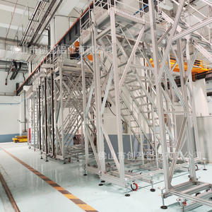 Plataforma de Mantenimiento de Escaleras de Aleación de Aluminio Industrial Personalizada, Equipo de Producción Automatizado para Escaleras - Product Image 5