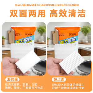 Esponjas de limpieza comprimidas rectangulares Blueport Nano para eliminar manchas de ollas y sartenes - Product Image 4