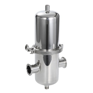 High-quality 304/316 Stainless Steel Compressed air <strong>Filter</strong> Sanitary Quick-installation Gas <strong>Filter</strong> - Product Image 1