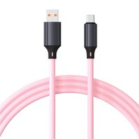 Nouveau câble de charge rapide en silicone 66W, résistant et tendance, 1M |   Câble Micro USB Type C pour imprimante, durée de vie de 30 000 flexions |   Cuivre pur