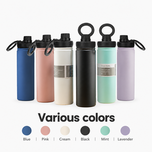 Bouteille d'eau magnétique avec support pour téléphone, 25 oz, thermos en acier inoxydable isolé sous vide avec couvercle à boucle compatible MagSafe pour la salle de sport - Product Image 6