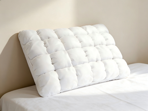 <span class=keywords><strong>Oreiller</strong></span> en mousse à mémoire de forme en coton écologique moderne, vente chaude, avec garnissage alternatif, soutien spécial du cou, motif uni 400TC - Product Image 4