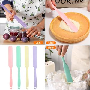 Chịu nhiệt Silicone spatulas không dính Mini Silicon <span class=keywords><strong>scraper</strong></span> công cụ Jar thìa với tay cầm dài - Product Image 4