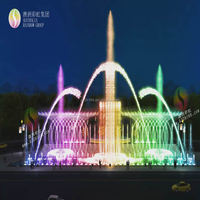 2024 Offre Spéciale!!! Fontaine musicale pour danser sur l'eau Multimédia Spectacle aquatique Musical, danse sur l'eau, éclairage, laser, etc. Effet