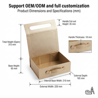 Ensemble d'emballages de luxe sur mesure pour soins de la peau en or avec poignée portable, fermeture magnétique, boîte rigide pliable