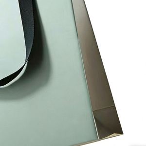 Personalizable con patrones, nombres de productos, etc. Bolsa de Cartón Blanca con Asas para Compras de Calzado y Ropa - Product Image 3