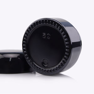 Pot violet foncé <span class=keywords><strong>FINSPOT</strong></span> couvercle rotatif bouteille de crème en verre à large bouche, pot en verre à crème en verre 30ml avec couvercle à vis noir - Product Image 3