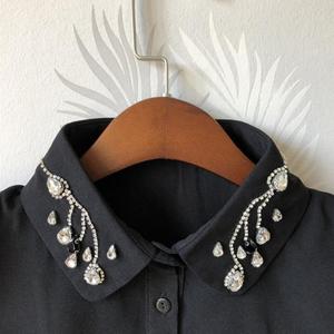 Camicie con <span class=keywords><strong>colletto</strong></span> rimovibile con perline e perline di alta qualità di fascia alta - Product Image 2