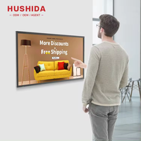 15.6 21.5 27 32 43 55 pouces infrarouge capacitif tablette Android écran tactile support mural 2K 4K publicité moniteur écrans numériques