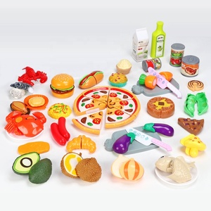 63 Uds. <span class=keywords><strong>Para</strong></span> niños, juego <span class=keywords><strong>de</strong></span> simulación, juguete <span class=keywords><strong>para</strong></span> cortar comida, cocina divertida, corte <span class=keywords><strong>de</strong></span> comida, <span class=keywords><strong>Pizza</strong></span>, frutas, verduras, accesorios, juego con bolsa <span class=keywords><strong>de</strong></span> almacenamiento - Product Image 1