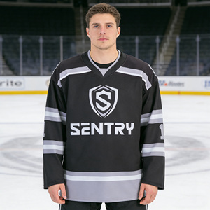 Maillot de hockey vintage personnalisé pour homme, 100% polyester, respirant, séchage rapide, imprimé par sublimation, taille <span class=keywords><strong>XL</strong></span> - Product Image 1