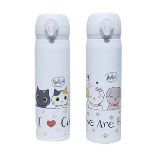 Sports new 17 oz/500ml thermos eco friendly double wall bicycle water bottles vaccum insulated stainless steel with custom logo