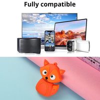 Memoria USB 2.0 de Silicona con Diseño de Zorrito, 64GB, Pendrive de Regalo