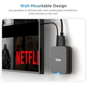 Sidiwen <b>Android</b> Tv <b>Box</b> 2GB 16GB Amlogic S905X 4K Smart Mini With Remote Control Black - Product Image 4