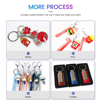 Porte-clés personnalisés 2D 3D de haute qualité en gros, porte-clés avec logo de l'entreprise, porte-clés en alliage de zinc avec logo