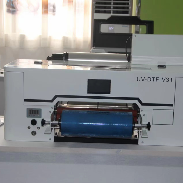 UV DTF 3D Printing Machine for Embroidery-Like/UV 3D Label/Crystal Label Printing 330mm Print Width