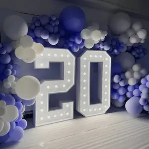 Letras de casamento com letras grandes, letras iluminadas que mudam de cor, decoração personalizada para casamento, letras com letras iluminadas