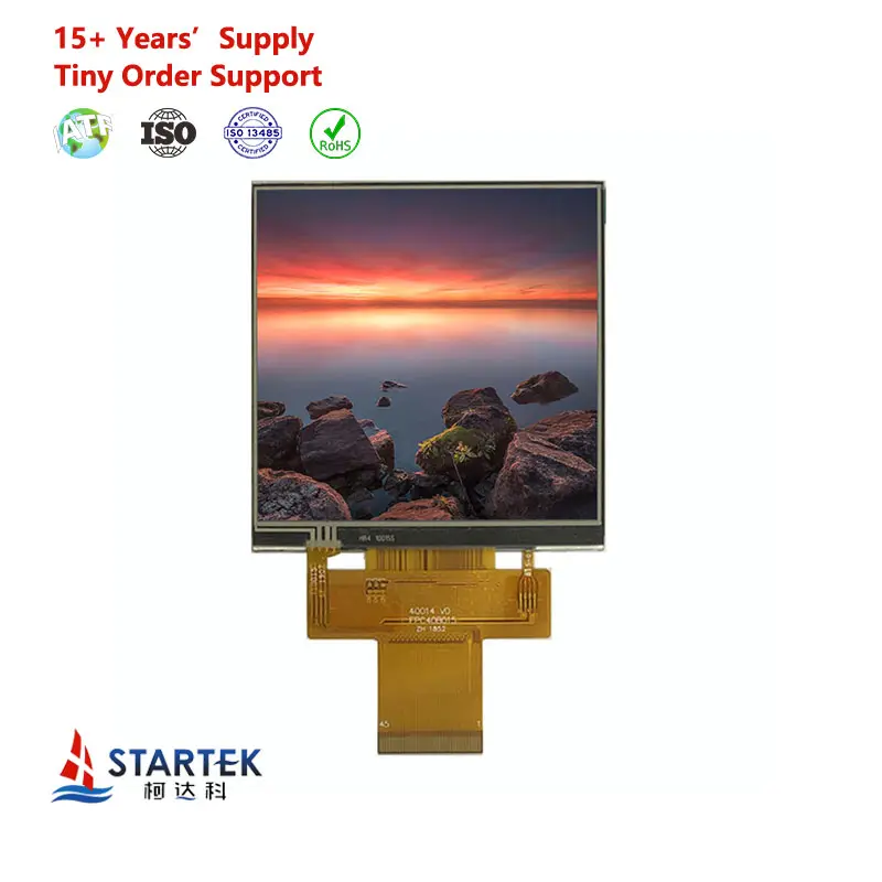 4 pollici quadrato TFT Display 480*480 risoluzione RGB interfaccia ip quadrato Touch schermo LCD