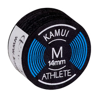 Embouts de queue de billard Kamui Tips ATHLETE noirs 14 mm d'origine japonaise, embouts de queue de billard, accessoires de billard et de snooker
