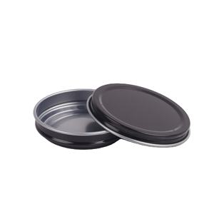 30g-50g-125g-250g-500g Fer blanc en aluminium de qualité alimentaire noir antirouille Boîte en fer blanc pour <span class=keywords><strong>caviar</strong></span> sous vide Conteneur de stockage à froid <span class=keywords><strong>Caviar</strong></span> - Product Image 4