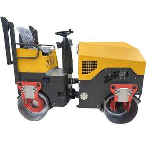 Rodillo vibratorio de doble tambor al por mayor de China, proveedor de motor Changchai con precio de fábrica, componentes básicos - Product Image 1