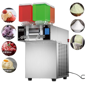 Máquina de Hielo Raspado y Nieve de Leche Automática de Acero Inoxidable con Motor, con Agua, 1 Año de Garantía, para Uso en Hoteles, de Sobremesa - Product Image 3