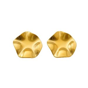 ZOGXIN Geometric Stud Earrings Gold Silver Irregular Shape Party Fashion Jewelry for Women - Product Image 5