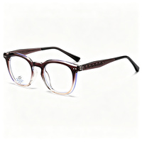 Monture de lunettes rétro JC8506 pour étudiants en TR90, couleur transparente, anti-lumière bleue, monture optique, Bingkai Kacamata
