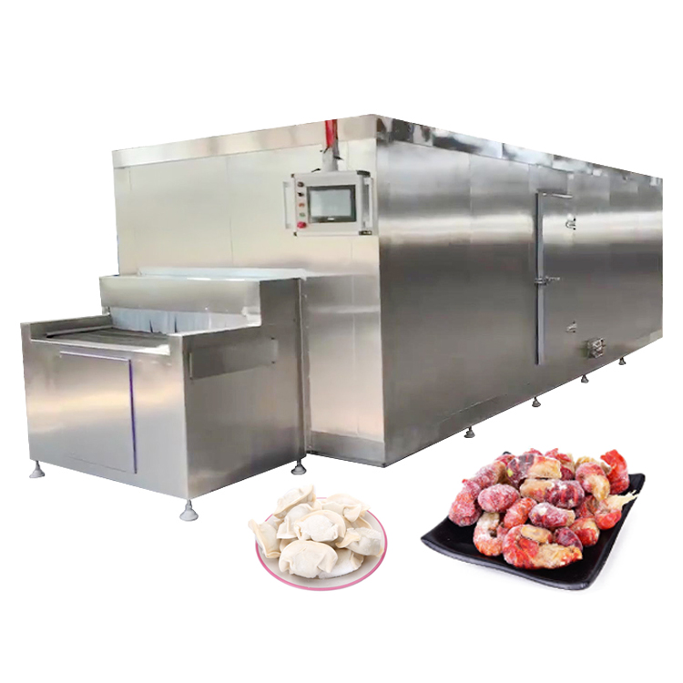 High quality strawberry quick freezing machine butchery deep pork freezer tunnel