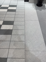 Carreaux de sol en ardoise pour patio extérieur au design moderne Grandes dalles de pavés en pierre bleue pour hôtel