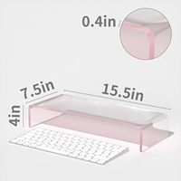 Acrylique Table Ordinateur Portable Stand Ordinateur Stand Bureau Accessoires Organisateur Ordinateur Présentoirs