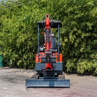 HT18DS3P Crawler Digger Bagger Mini Excavator 1 Ton 2 Ton 3.5 Ton Mini Excavator Kecil untuk Dijual