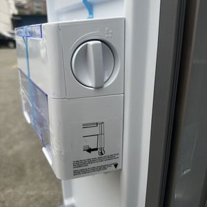 Réfrigérateur à double porte argenté 442L 110V, 33 pouces, grande capacité, refroidissement par air, sans givre, intelligent, écologique - Product Image 5