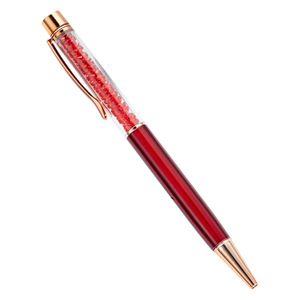 Bolígrafos de punta redonda color oro rosa, bolígrafo con purpurina, diseño de flor, tinta negra, bolígrafos de <span class=keywords><strong>regalo</strong></span> para mujeres y niñas, Navidad, bodas, cumpleaños - Product Image 3