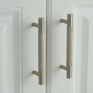 Châu Âu Anh Phong Cách Thau Nguyên Antique Brass Màu Tùy Chỉnh Kéo Có Knurled Rắn Brass Đồ Nội Thất Tủ T Thanh Tủ Núm Xử Lý - Product Image 5