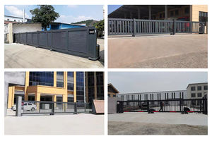 Nouvelle conception <span class=keywords><strong>de</strong></span> <span class=keywords><strong>portail</strong></span> <span class=keywords><strong>coulissant</strong></span> automatique moderne en aluminium pour école, clôture électrique rétractable <span class=keywords><strong>de</strong></span> 5 m pour extérieur - Product Image 5