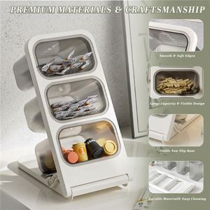 Plastic Desktop Storage Box YH Brand School Season Student Desk Inclined <b>Pen</b> Compartment Three-Layer Modern Simplicity - Product Image 6