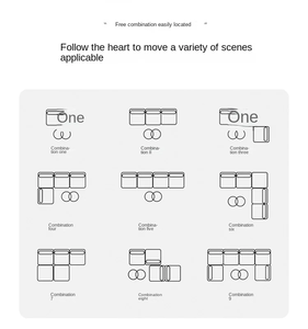 Muebles de Dormitorio Foshan, Sofá Modular Acolchado de Esponja Completa, Sofá Inflable Individual sin Brazos para Sala de Estar Moderna - Product Image 5