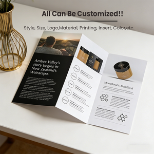 Folleto Plegable de 3 Páginas con Impresión Personalizada a Doble Cara para <span class=keywords><strong>Productos</strong></span> de Cuidado de la Piel de <span class=keywords><strong>Viaje</strong></span>, Guía Paso a Paso de Instrucciones - Product Image 3