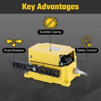 Interrupteur de déviation carré MTJDKJ MT-LMQ-PP SPS-2D IP65 Cuivre 230V Dispositif de protection de câble de sécurité pour convoyeur CN;ZHE