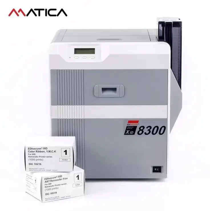 Matica XID8300 300DPI Wärme übertragungs karten drucker einseitige doppelseitige PVC-Karte