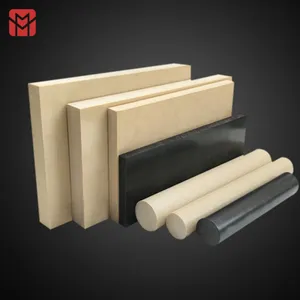 ZOVGOV Plastic Material Carbon Fiber Polyetheretherketone Stock V-0 Grade CF 30 PEEK Bar Rod