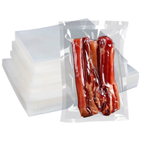 Sac sous vide transparent sur mesure pour aliments, sac de compression sous vide jetable de qualité alimentaire pour la conservation de la fraîcheur